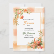 Georgia Peach Moving Announcement