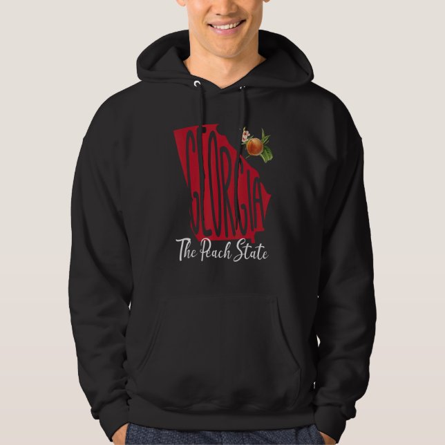 Georgia Peach State Southern Pride Home Grown Livi Hoodie (Front)