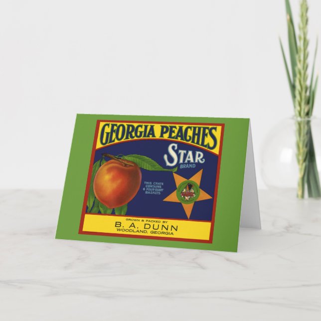 Georgia Peaches Card (Front)