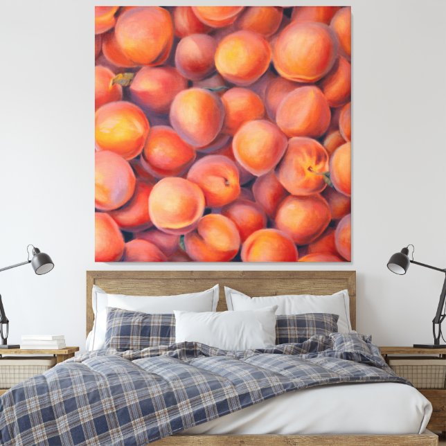 Georgia Peaches - Imprimé en toile (Insitu(Chambre))
