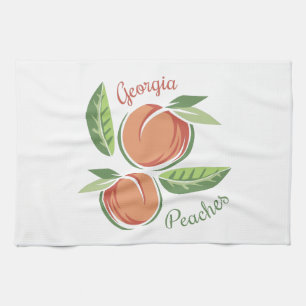 Georgia Peaches Kitchen Towel
