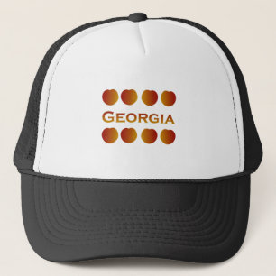 Georgia Peaches Logo Trucker Hat