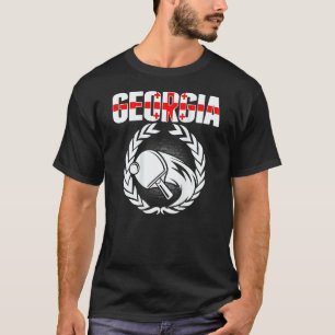 Georgia Ping Pong   Georgian Table Tennis Supporte T-Shirt
