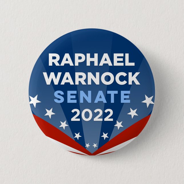 Georgia Raphael Warnock for Senate 2022 2 Inch Round Button (Front)