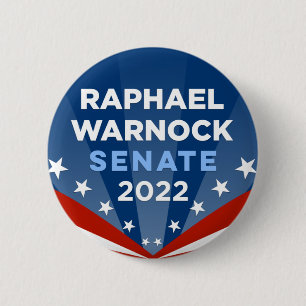 Georgia Raphael Warnock for Senate 2022 2 Inch Round Button