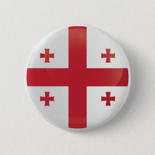Georgia  Round Icon Flag 2 Inch Round Button