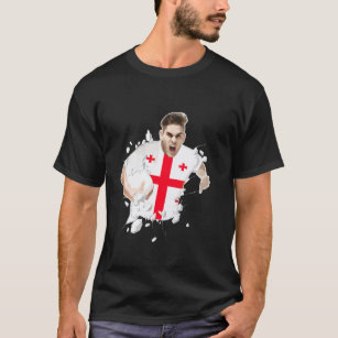 Georgia Rugby Union Jersey 2019 Fans Kit Georgian  T-Shirt
