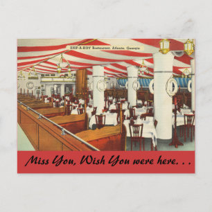 Georgia, Ship-A-Hoy, Atlanta Postcard