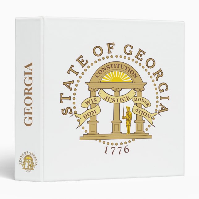 Georgia sign binder (Front/Spine)