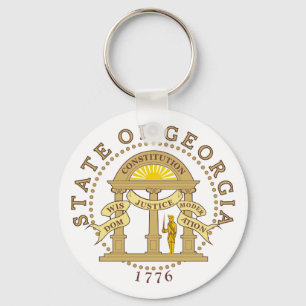 Georgia sign keychain