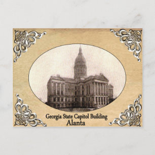 Georgia State Capitol Building Old Postcard