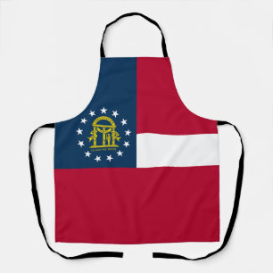 Georgia State Flag Apron