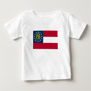 Georgia State Flag Baby T-Shirt