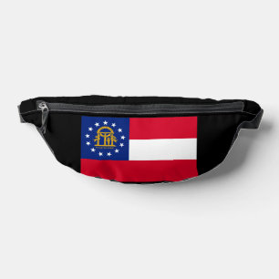 Georgia State Flag Design Fanny Pack