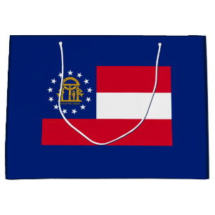 Georgia State Flag Design Large Gift Bag