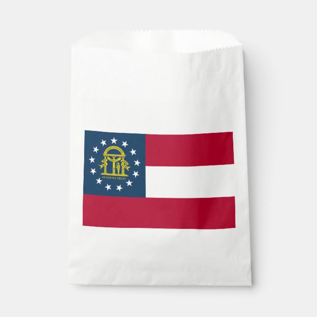 Georgia State Flag Favour Bag (Front)