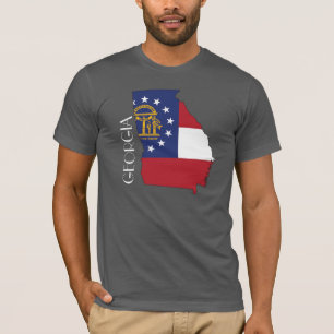 Georgia (State) Flag-Map Shirt