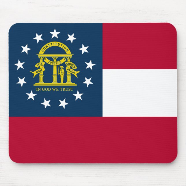 Georgia State Flag Mouse Pad (Front)