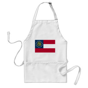 Georgia State Flag Standard Apron