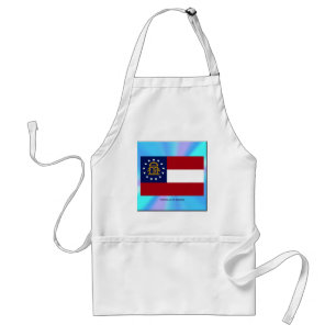 Georgia State Flag Standard Apron