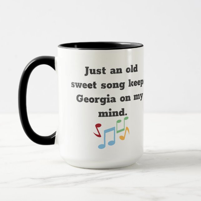 Georgia sweet song Quotes  Mug (Left)