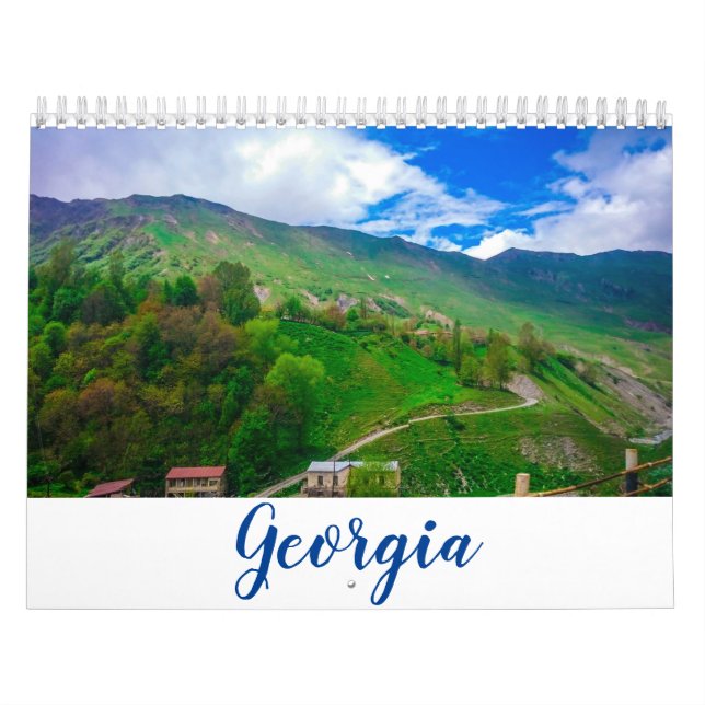 Georgia Tbilisi Nature Architecture Landscape Calendar (Cover)