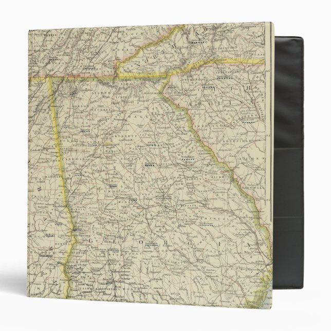 Georgia, Tennessee,  Alabama Binder (Front/Inside)