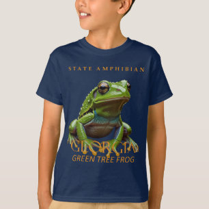 Georgia Territory Amphibian The Green Tree Frog T-Shirt