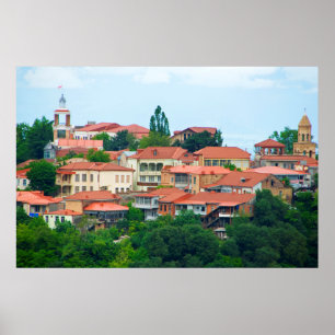 Georgia Town Landscape Poster