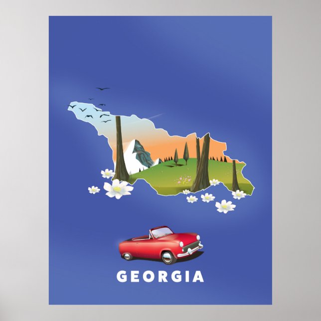 Georgia travel poster (Front)
