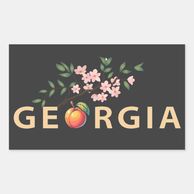 Georgia United States of America Sticker (Front)