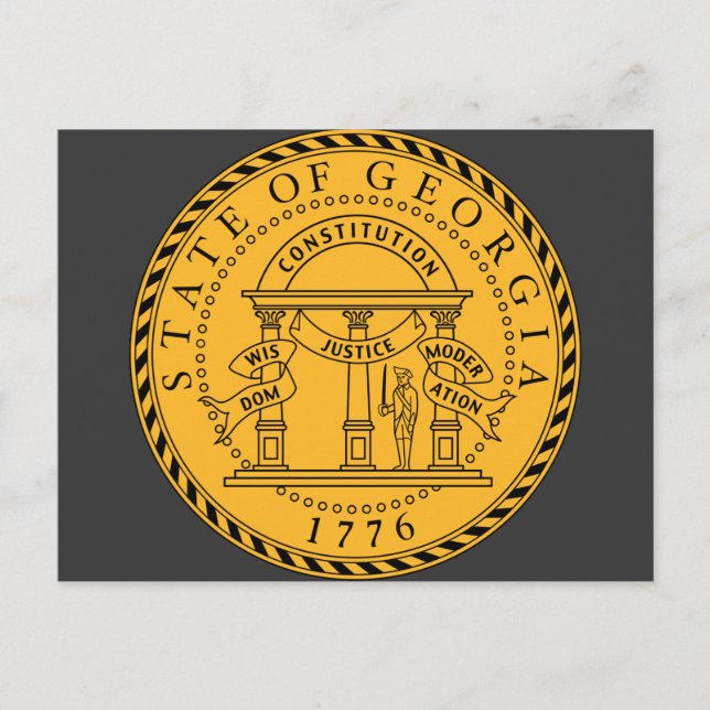 Georgia, USA Postcard (Front)