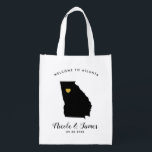 Georgia Wedding Welcome Bag Tote, Gold Heart<br><div class="desc">Fill this welcome bag with favourite goodies for your guests to enjoy when they arrive in New Mexico!</div>