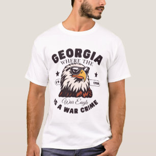 Georgia : where the war eagle is a war crime T-Shirt