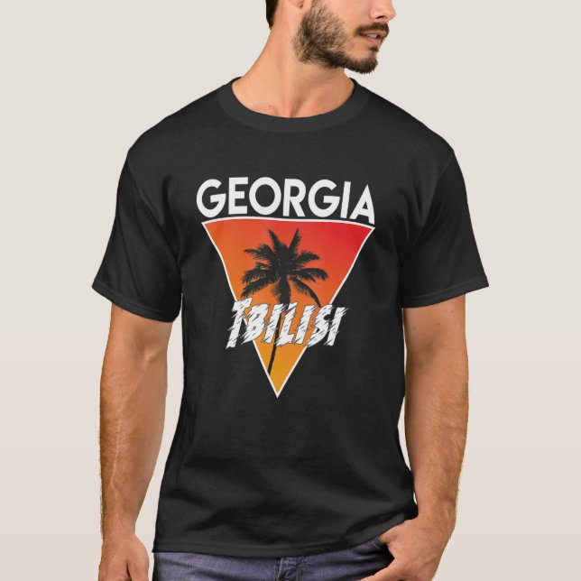 Georgia With Sunny Colours T-Shirt (Front)
