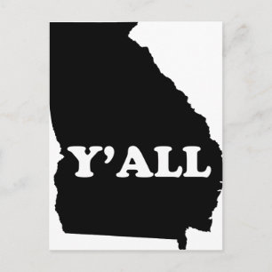 Georgia Yall Postcard