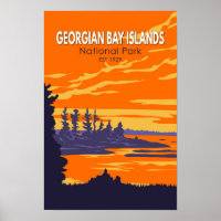 Georgian Bay Islands National Park Canada Vintage