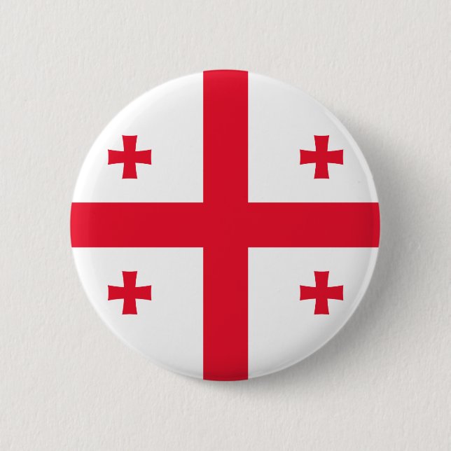 Georgian flag button (Front)