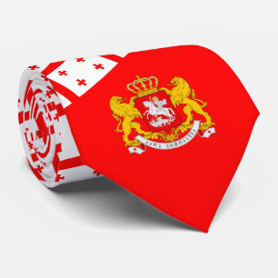 Georgian Flag & Coat of Arms, Flag of Georgia Tie