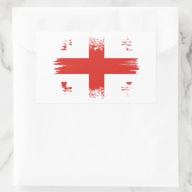 Georgian flag sticker (Bag)