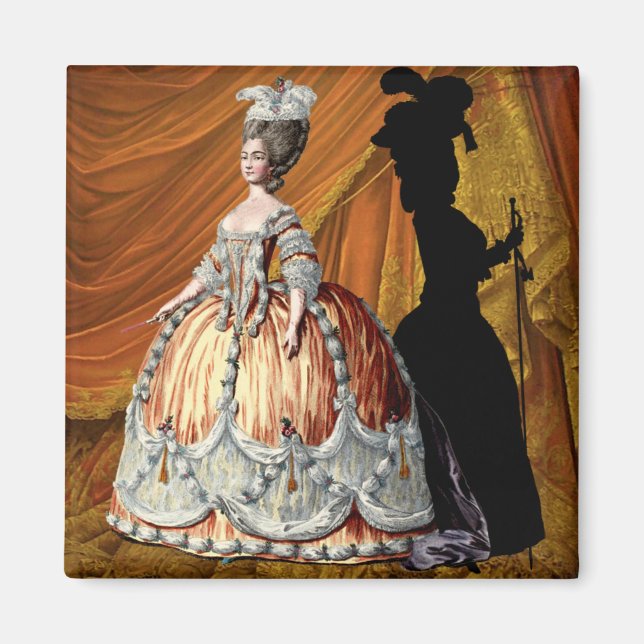 Georgian Lady - Orange Magnet (Front)