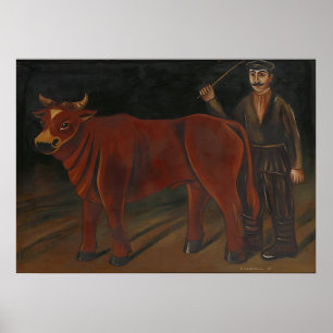 Georgian painter Niko Pirosmani Poster