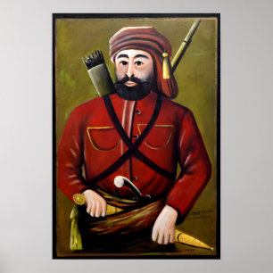 Georgian painter Niko Pirosmani Poster