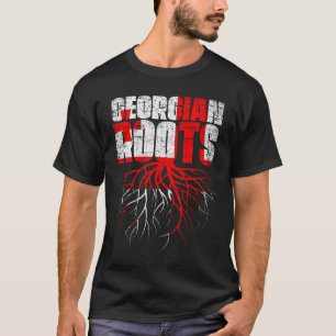 Georgian Roots Georgia Heritage Flag T-Shirt