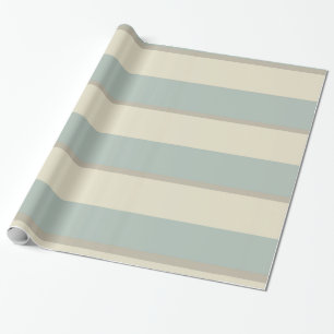 Georgian Stripe Eau de Nil Wrapping Paper