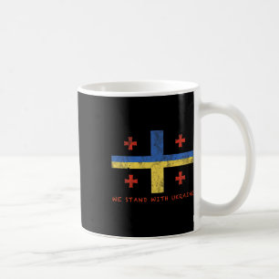 Georgian-ukrainian Flag - Friendly Countries  Coffee Mug