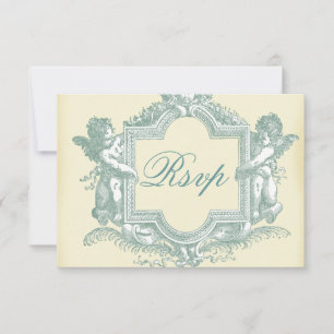 Georgiana (Cream) Wedding RSVP Card