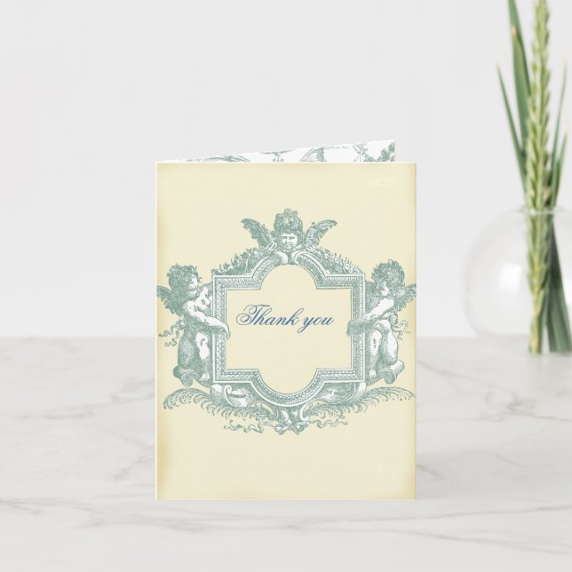 Georgiana (Cream) Wedding Thank you (Front)
