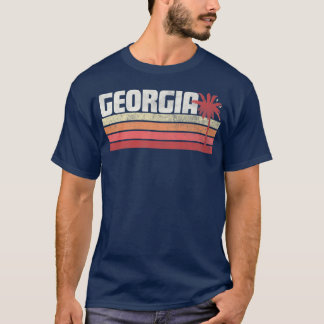 GeorgiaVintage Retro 70s 80s 90s Gift Beach Palm T T-Shirt