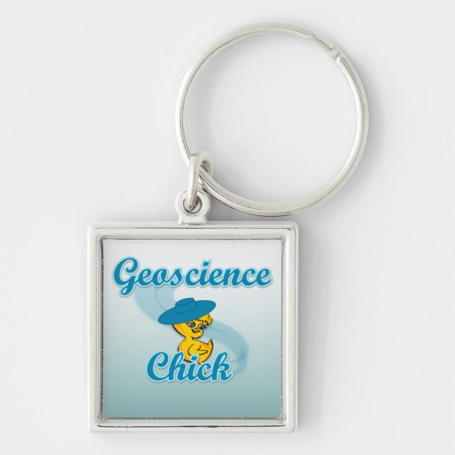 Geoscience Chick #3 Keychain (Front)